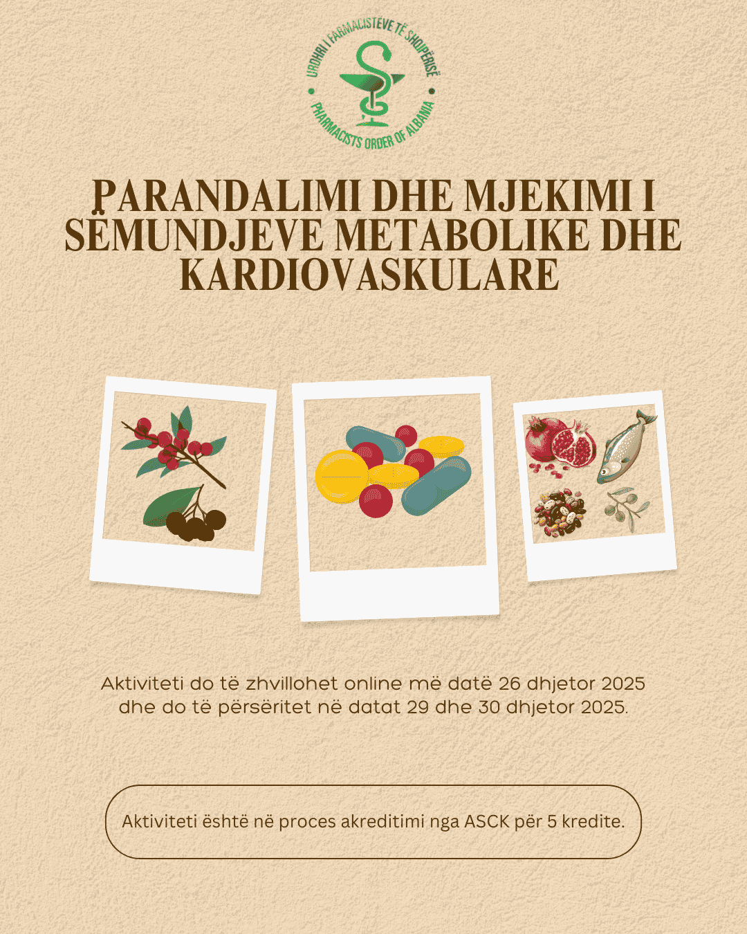 Aktiviteti: Parandalimi dhe mjekimi i sëmundjeve metabolike e kardiovaskulare