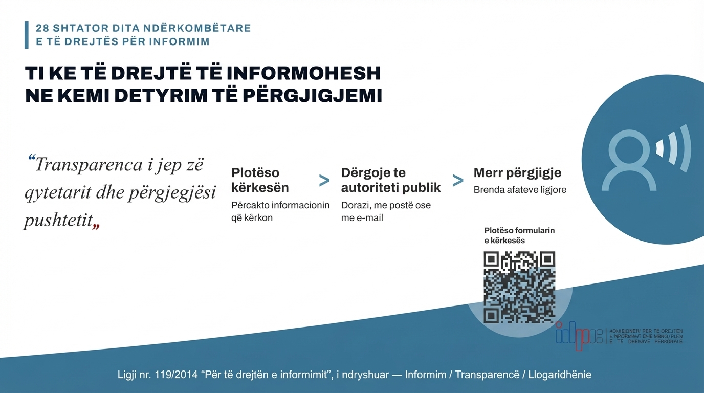28 Shtator Dita Ndërkombëtare e së Drejtës së Informimit